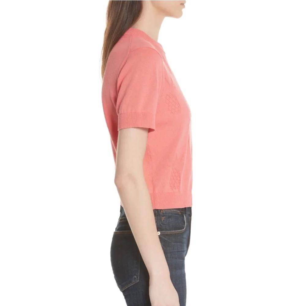 NWT $228 Kate Spade New York Pineapple Textured Sweater - XXS!